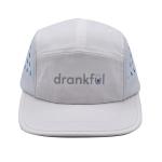5 Panel Camper Hat Sports Mesh Sweatband Customized Eyelets laser