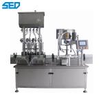 3KW Power Glass Bottle Filling And Capping Packaging Machine Viscous Materials for sale
