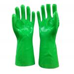 Green Color Protective Work Gloves Effective Cold Protection For Food Industry for sale
