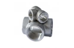 China Hot Dip Galvanized SS Threaded Pipe Tee Equal Diameter Customized supplier