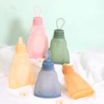 9oz Reusable Silicone Breast Milk Freezer Bags Spillproof Durable for sale