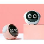 Circular 2.5W Kids Alarm Clock , 1500mAh Touch Light Alarm Clock Sound Control for sale