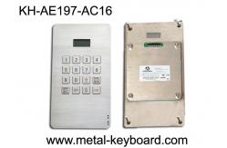 China Dustproof Access Entry System stainless steel keypad with 16 Keys supplier
