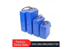 China Rechargeable Custom Lithium Batteries Iron Phosphate Cells Pack 24V 36V 48V 60V supplier