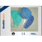 Colorful Disposable Head Cap SMS Blue OT Cap With Or Without Peak With Elastic In Back for sale