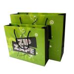 Printed Paper E Commerce Bags Packaging Twist Handle Matt Lamination