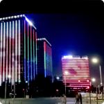 Landscape Full Color LED Point Lights Smd5050 IP67 24v For Holiday Lighting for sale