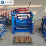 China Small Manual Concrete Cement Block Brick Making Machine For Sale for sale