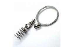 China Steel Part Acoustic Panels Lighting Hardware Fittings With Hook Cable Gripper supplier
