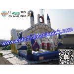 Rental Large Inflatable Bounce Slide / Inflatable Amusement Park For Event / Party