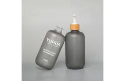 China Gray 500ml Plastic Packaging Bottles Body Care Frosted Recycling supplier