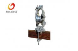 China 7 Aluminum Sheave Universal Stringing Block Suspension or Crossarm Roller supplier