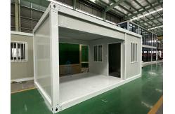 China Temporary / Permanent Prefabricated Container Houses , Sturdy Steel Structure Prefab House supplier