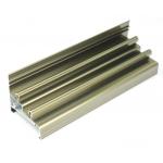 6063 Aluminium Profiles Glass Triangle Sliding Window Frames Champagne Anodized for sale