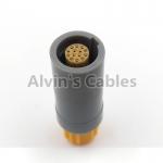 Lemo 1 P Plastic 14 Pin Plug PRG.M.14.PLLC39A Medical 14 Pin Plug Push Pull Connections for sale