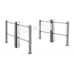 100W MCBF SS304 Optical Swing Barrier Gate 24VDC Acrylic With LED Indicator for sale