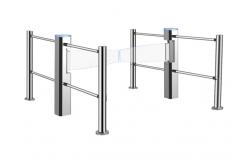 China 100W MCBF SS304 Optical Swing Barrier Gate 24VDC Acrylic With LED Indicator supplier