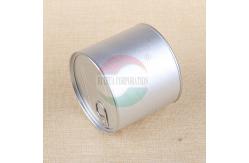 China Silver Foil Label Paper Canister Food Paper Tube Packaging Aluminum Easy Open End supplier