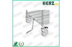 China Customized ESD Storage Shelves , Industrial Wire Shelving System Resistance 10e6-10e9 Ohm supplier