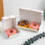 Eco Friendly Paperboard Food Container Paper Box Folders Custom Bakery Donut Boxes