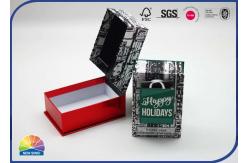 China Customized Clay Coated Printing Gift Box Recyclable With Hinged Lid supplier
