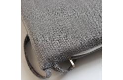China High Density Plush Seat Cushions Hard Cotton Filling Easy Carrying 40 / 45CM supplier