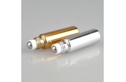 China 10ml 6ml Empty Aromatherapy Roller Bottles Silver Coating Anti UV supplier
