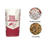 25kg Custom Logo Paper Poultry Feed Bag For Dog Feed Cat Litter Seed for sale