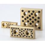 Self Lubricated Graphite Brass Wear Plate Oillness Alloys Sliding Plate Bearings for sale