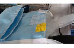 China Baffle design dangerous chemical powder Storage Antistatic Fibc with sift proofing supplier