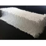 China Breathable White Plastic 3D Mesh Fabric , Polyester Mesh Fabric For Pillow / Sofa for sale