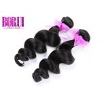 Virgin Loose Wave Malaysian Human Hair Bundles Customized Size Any Colors for sale