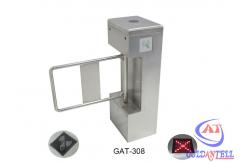 China Durable Stainless Steel Swing Barrier Gate RS485 Port Turnstile Barrier Gate supplier