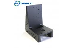 China Medical Brackets Black Sandblasting Anodizing Aluminum Parts CNC Milling Machining supplier