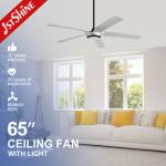 Smart Control LED Ceiling Fan with Reversible Motor and DC LED Lighting CE Certified for sale