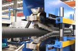 China Corrugated Pe Pipe Extrusion Machine , High output Plastic Pipe Machine supplier