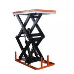 3.5m 1000kg Stationary Scissor Lift Table Hydraulic Double Scissor Lift Table for sale