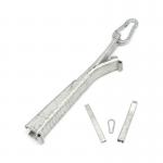 Corrosion Resistant Fiber Drop Wire Clamp Durable Arc Clip Wedge Type for sale