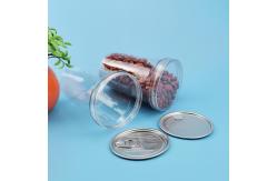 China PET Alu Easy Open FDA 800ml Plastic Food Jars supplier