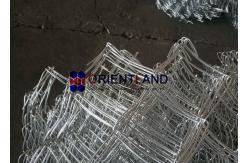 China Galvanized Steel Chain Link Fence Fabric , Diamond Mesh Roll 3.0mm Diameter supplier
