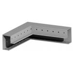 T5 Aluminium Template , Industrial Silver Anodized Aluminum Extrusions
