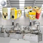 Rectangular Olive Oil Cans Making Machine 30cpm for 1liter Square Tin Making for sale