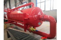 China H2S Resistant Steel Vertical Mud Gas Separator Dia 1400mm 300m3/H supplier