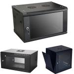 Stable Network Rack Cabinet , 6U Wall Mount Rack For Network Switch for sale