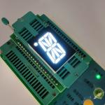 White Segment 16 Segment LED Display with 5V Operating Voltage and Through Hole Mounting for Elevator Indicators for sale