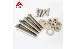 China Electroplating DIN933 DIN931 Gr2 Titanium Hex Bolts supplier