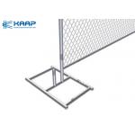 Commercial Chain Link Fence , Chain Wire Mesh Flat Surface High Practicality for sale
