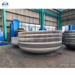 4500mm Diameter Seamless Dished Tank Heads Pipe Fittings Cap Alloy Steel Elliptical End for sale