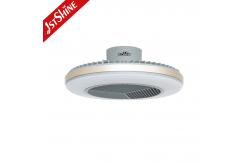 China Smart App Control LED Invisible Ceiling Fan For Bedroom 20 Inch 27W supplier