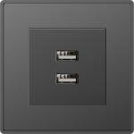 Full Plastic USB Charger Socket 100-240V AC For Home Hotel Villa for sale